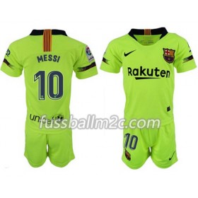 Fußballtrikots FC Barcelona MESSI 10 Kinder Auswärts Trikotsatz 2018-2019